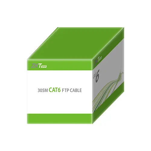 ZKTeco XL600-C-DB-F56 CAT 6 Network Twisted Pair Cable Black 305M