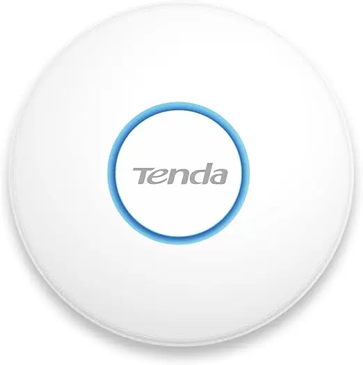 Tenda - AX3000 WiFi 6 Wireless Access Point | Business/Home Ceiling Mount Access Point, Powered by DC/PoE+ | Covers up to 4000 sq. Ft | OFDMA for 80 Devices | MU-MIMO |