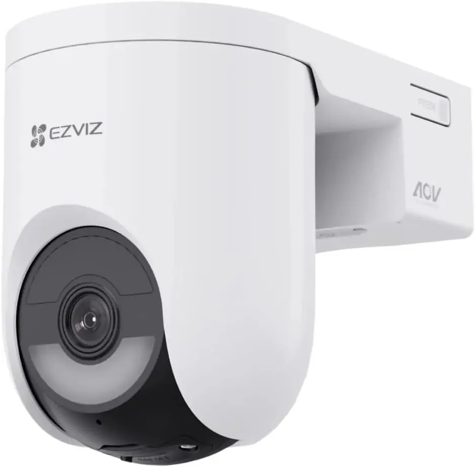 EZVIZ HB8 Lite,Outdoor, Pan & Tilt, 2K+, AI-Powered Human/Vehicle Detection, Security Camera, CS-HB8c-R100-1N4WFL, Wi-Fi 6, Two-Way Talk, Battery-Powered, 360° View