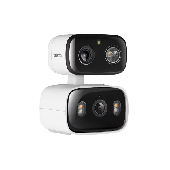 Tapo Indoor/Outdoor Dual Lens Pan/Tilt Security Camera Two Cameras in One 2K/3MP Resolution