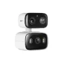 Tapo Indoor/Outdoor Dual Lens Pan/Tilt Security Camera Two Cameras in One 2K/3MP Resolution