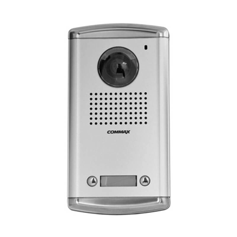 Commax Intercom Panel 2 Lines With  Camera Silver Case