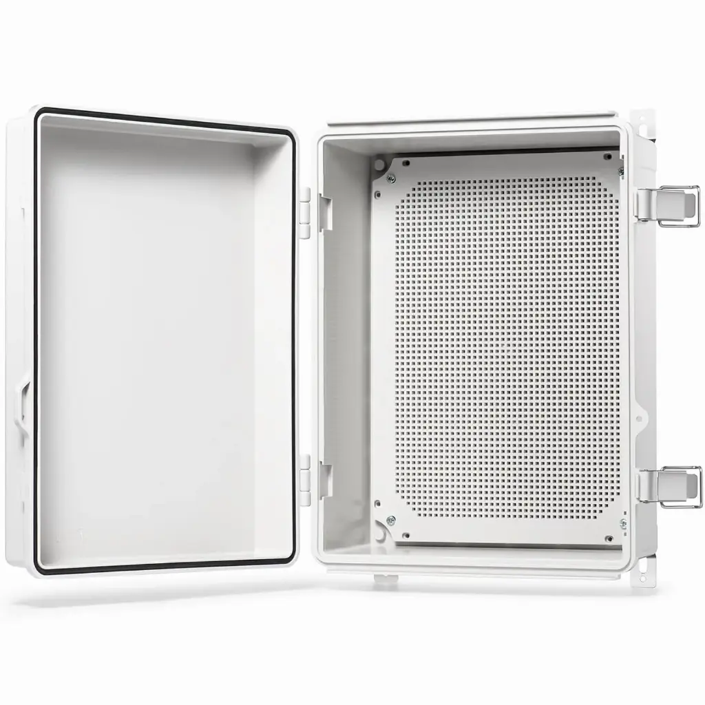 Electrical Junction Box, IP67 Waterproof Outdoor with Grid Mounting Plate