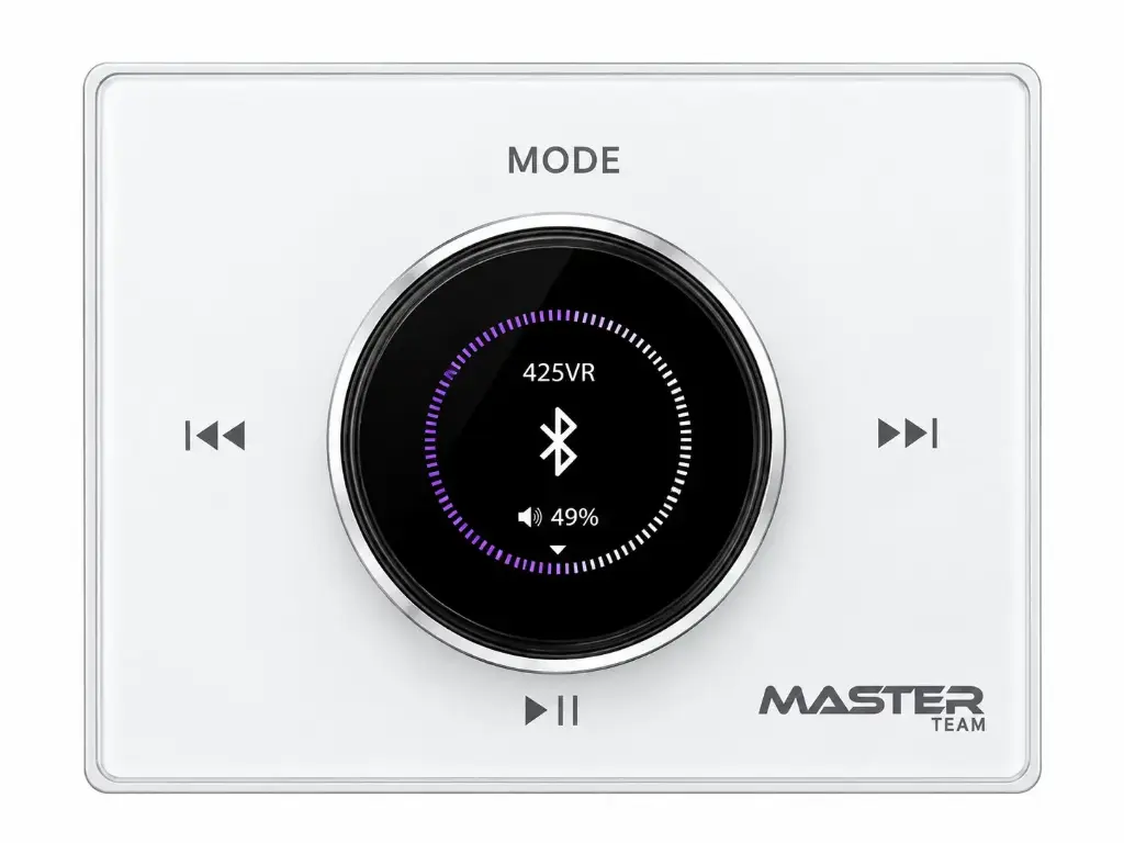 MASTER TEAM Wall Amplifier BA-425VR Touch 100W 4-8 OHM (White)