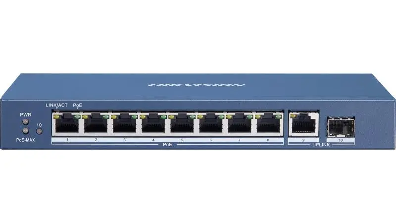 Hikvision 8 Port Gigabit Unmanaged POE Switch