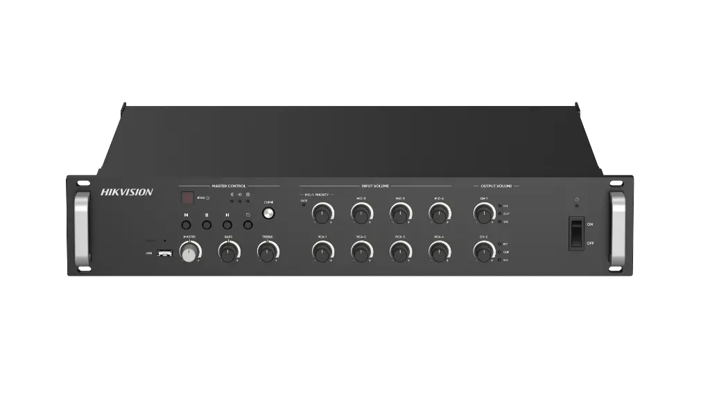 Hikvision 500W 2-Zone Network Amplifier