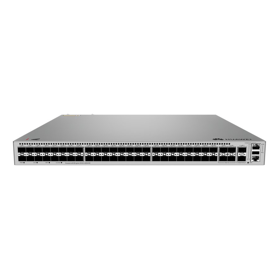 Huawei eKitEngine S530-48S4XE Layer 3 Managed Switch, 48 x GE SFP, 4 x 10GE SFP+, 2 x 10GE stack