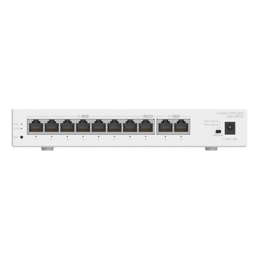 Huawei eKitEngine S380-S8P2T Multi-Service Gateway, 300 Users