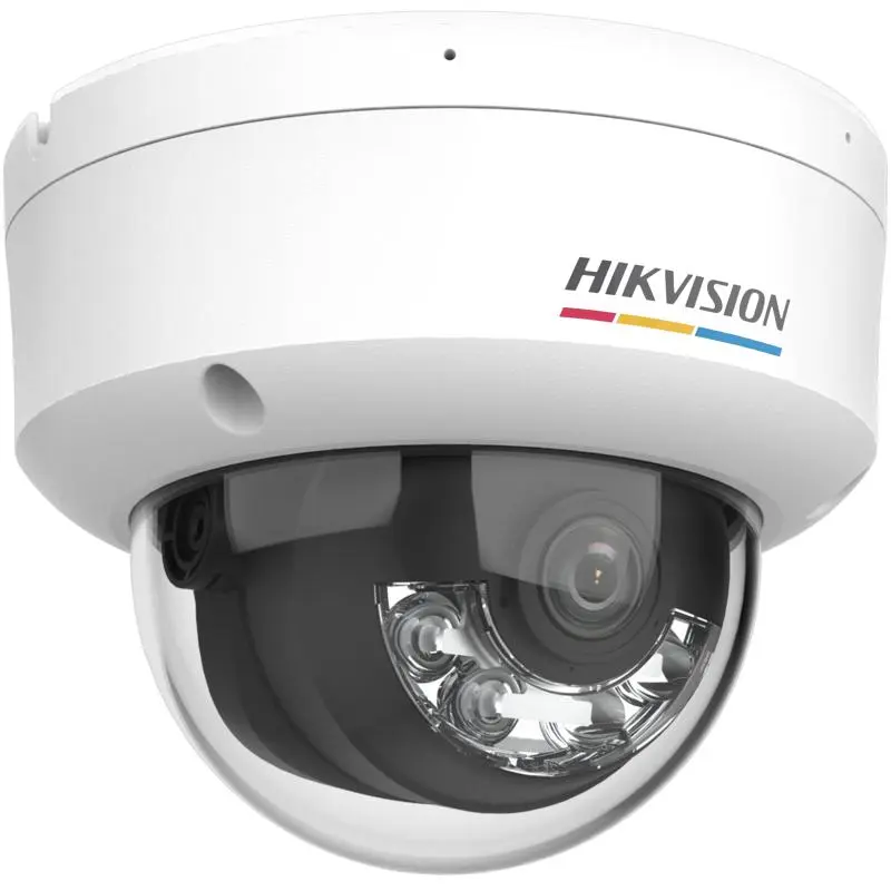 Hikvision 4MP ColorVu With Smart Hybrid Light Fixed Dome Network Camera Built-in Mic