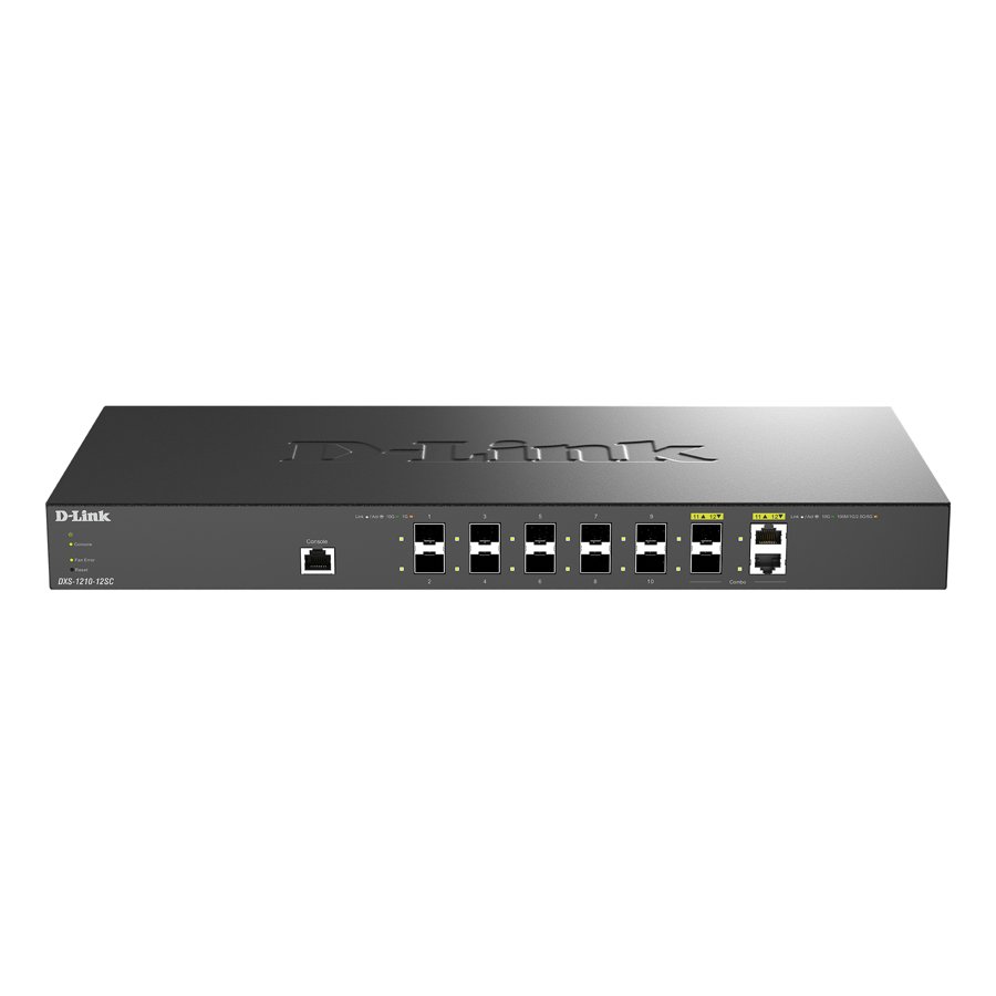 D-Link DXS-1210-12SC 10 Gigabit Smart Managed Fiber Switch