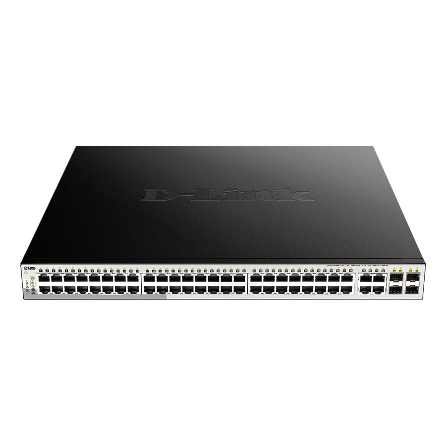 D-Link DGS-1210-52MP 52-Port Gigabit Smart Managed PoE Switch