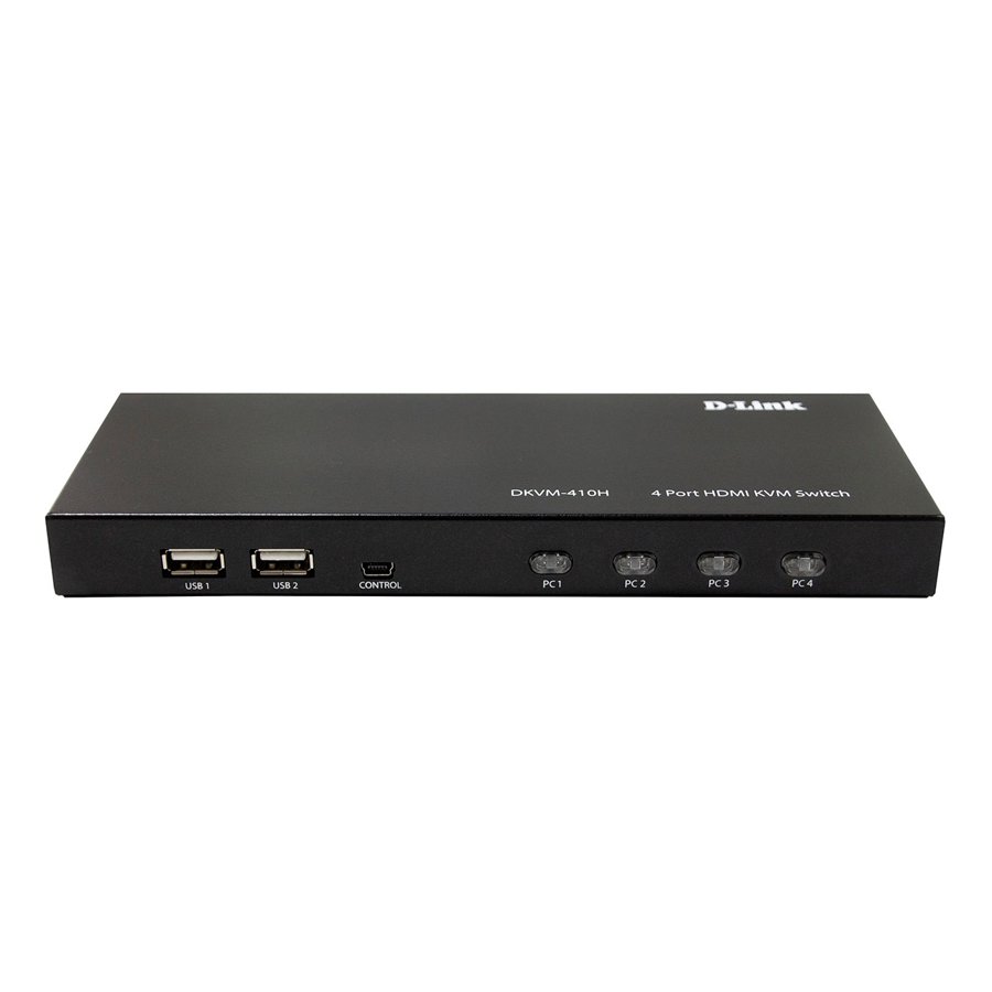 D-Link DKVM-410H 4-Port KVM Switch with HDMI and USB Ports