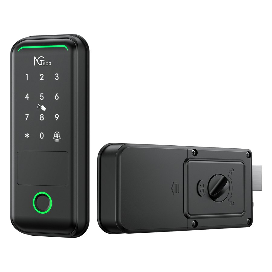ZKTeco SL01-U530N Wi-Fi Fingerprint Smart Rim Lock, No Mortise (NGTeco)