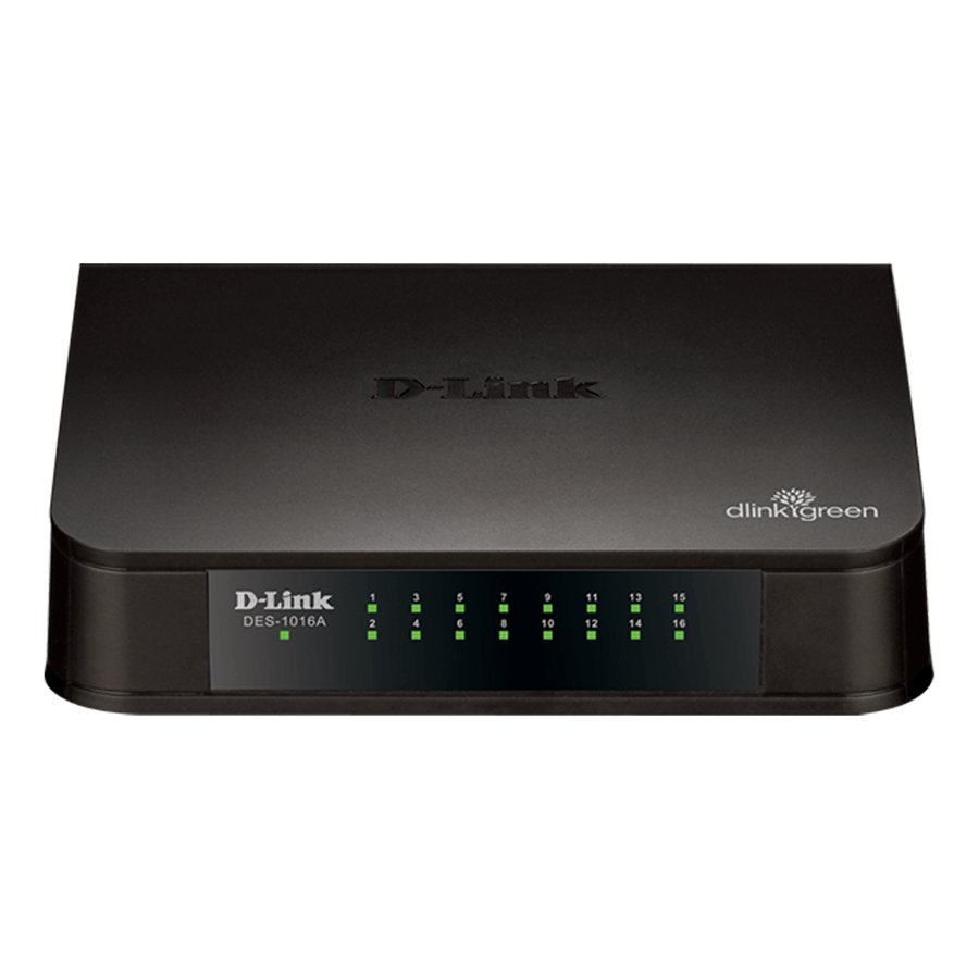 D-Link DES-1016A 16-Port Fast Ethernet Unmanaged Switch