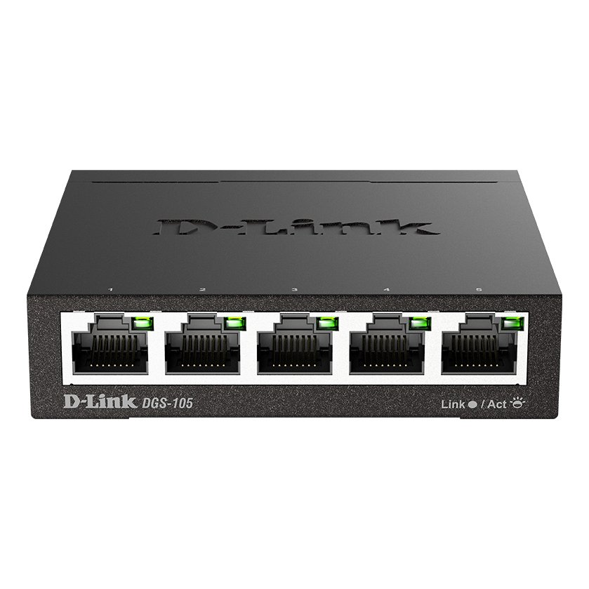 D-Link DGS-105 5-Port Gigabit Unmanaged Desktop Switch
