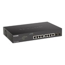 D-Link DGS-1100-10MPV2 8 Port Gigabit ( 8 POE - 130 Watt ) + 2 SFP Port Smart Switch