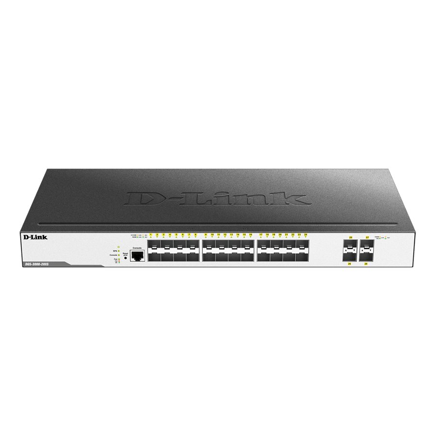 D-Link DGS-3000-28XS 28-Port Layer-2 Managed Gigabit Switch