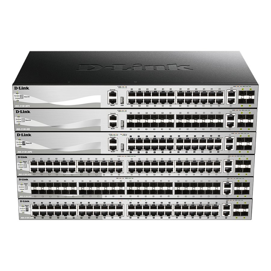 D-Link DGS-3130-30TS 1G Layer 3 Stackable Managed Switches