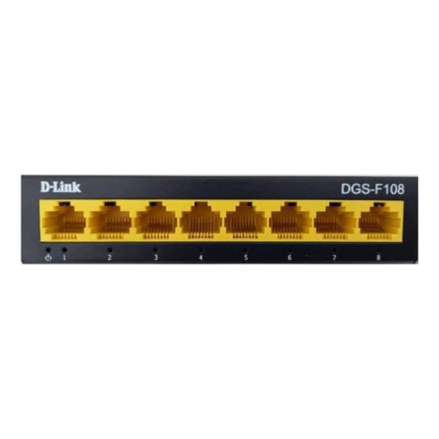 D-Link DGS-F108 8 Port Gigabit Desktop Switch