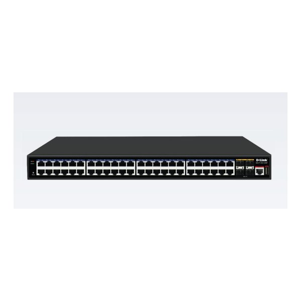 D-Link DGS-F1500-52MP 48 Port Gigabit ( 48 POE - 600 watts ) + 4 SFP1 10G Ports Managed Switch