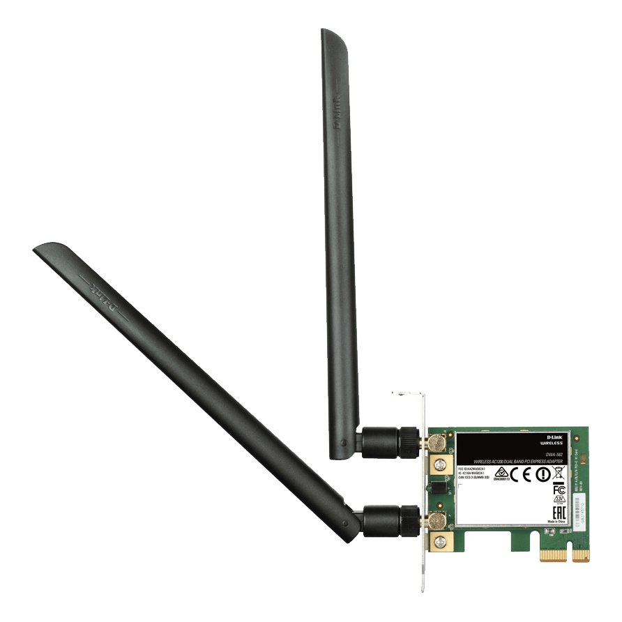 D-Link DWA-582 Wireless AC1200 Dual Band PCI Express Adapter