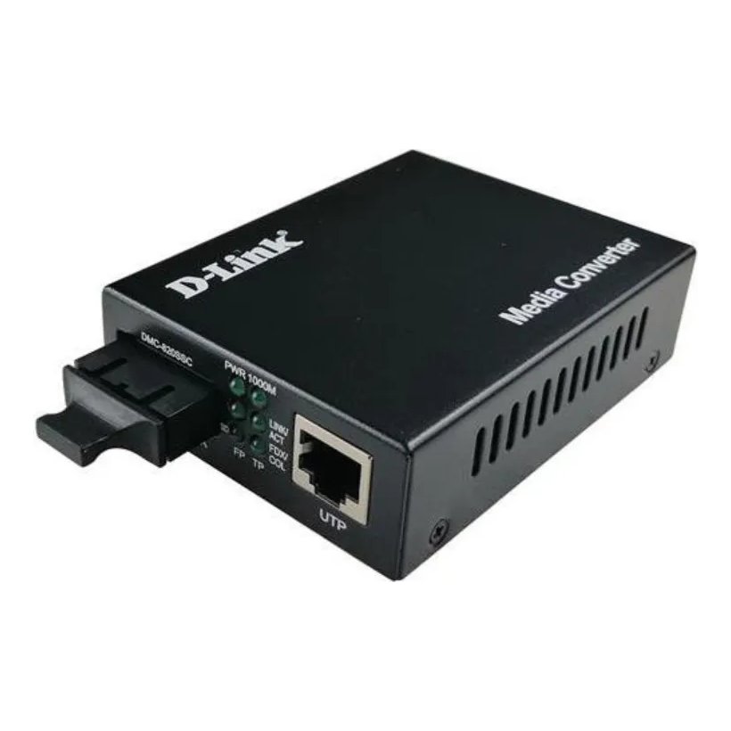 D-Link DMC-820SSC Fiber Smart Media Converter Gigabit Single Mode SC