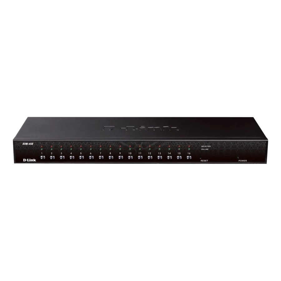 D-Link KVM-450 16 Port PS2 USB Combo KVM Switch