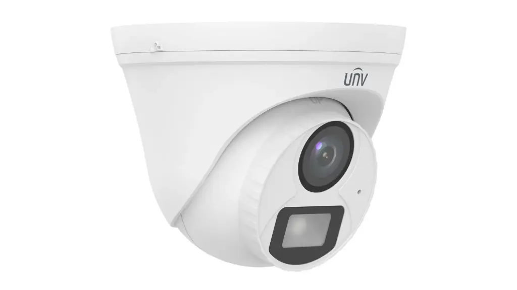 Uniview 2MP ColourHunter Fixed Warm Light Turret Analog Camera Built-in Mic