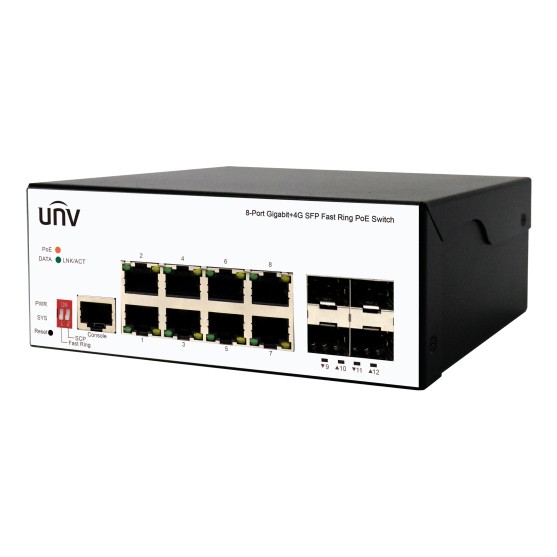 Uniview ISW5000-8GT4GP-POE-IN Harsh PoE Switch