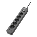 APC Essential SurgeArrest 5 Outlet 2 USB Ports Black 230V Germany