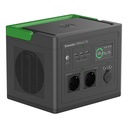 Schneider OffGrid Portable Power Station 730, 738Wh Lithium-ion, LCD, 2 CEE 7/3 Schuko outlets, Sinewave, 3 USB-A, 2 USB-C, Wireless Charger