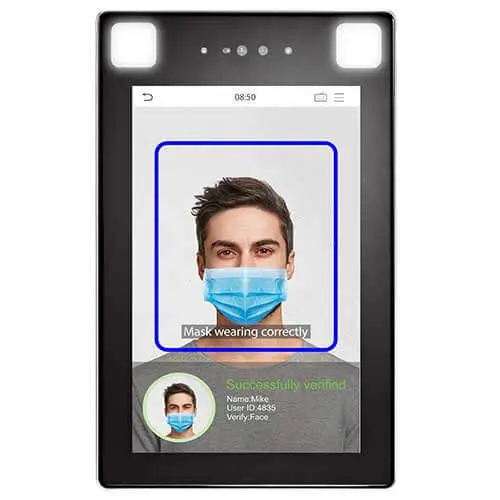 ZkTeco Face & Palm Verification Terminal with Mask Detection