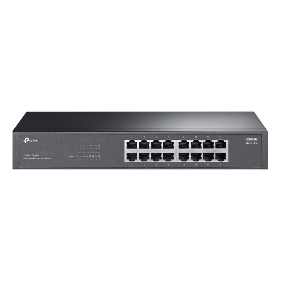 TP-Link LS1016G 16-Port Gigabit Desktop/Rackmount Switch