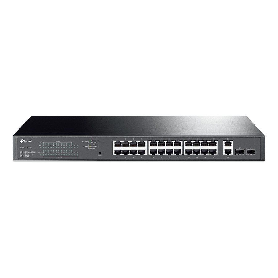 TP-Link TL-SG1428PE 28-Port Gigabit Easy Smart Switch with 24-Port PoE+