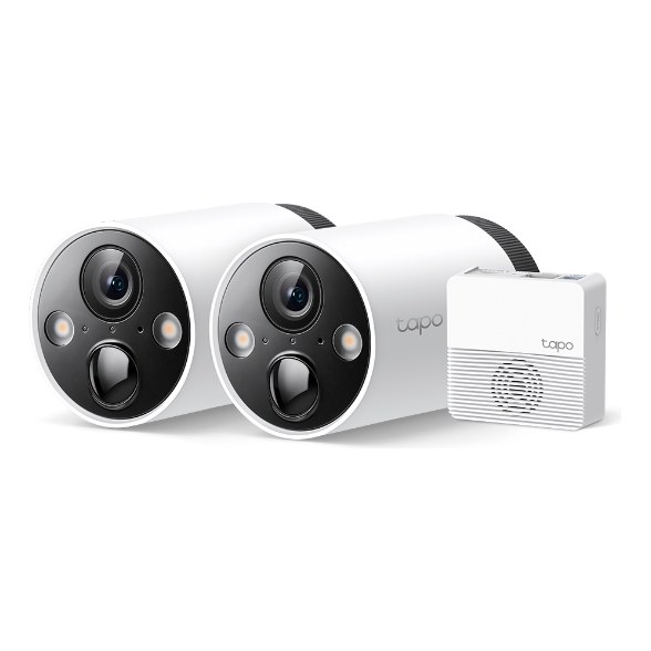 TP-Link Tapo C420S2 Smart Wire-Free Security Camera System, 2-Camera System