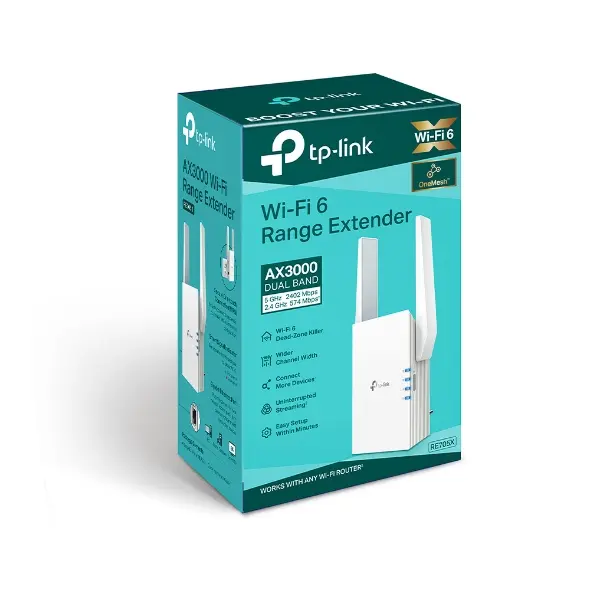 TP-Link AX3000 Mesh WiFi 6 Extender