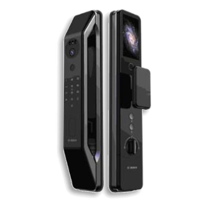 Bosch FU6 Plus Smart Door Lock, 3D Face, Cat Eye Camera, App