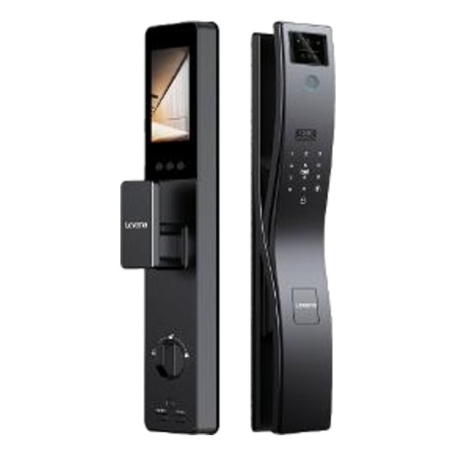 Levana I19Ai Face AI Smart Door Lock, 3D Face + Palm Vein, Video Camera