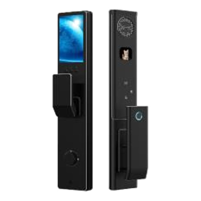Levana M6Ai Face AI Smart Door Lock, 3D Face + Palm Vein, Video Camera