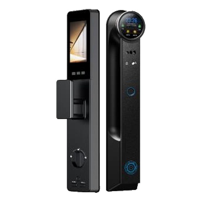 Levana R16Ai Face AI Smart Door Lock, 3D Face + Palm Vein, Video Camera
