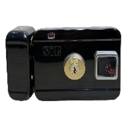 PNDA PNDA RIM-RC Electric Rim Lock, EM Card + 2 Remote Controls, Black