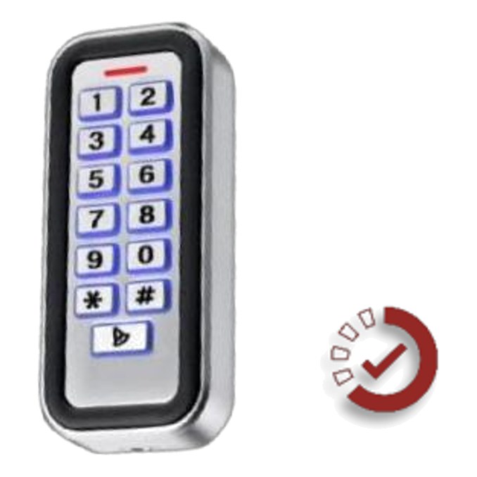 SIB H1401EM-W Standalone Access Control Keypad, IP68, EM 125KHz