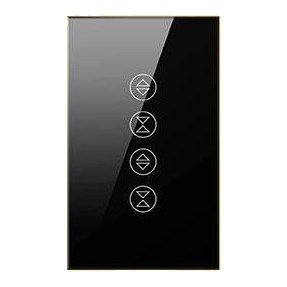 Avatto Double Shutter Switch (2CH) Zigbee - Black