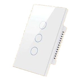 Avatto 3 Gang Touch Switch Zigbee - White