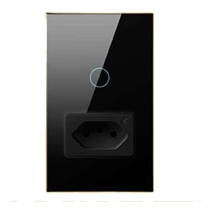 Avatto All-in-One 1 Gang Switch + Socket Wi-Fi - Black