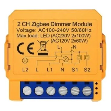 Avatto 2 Gang Mini Dimmer Module Zigbee