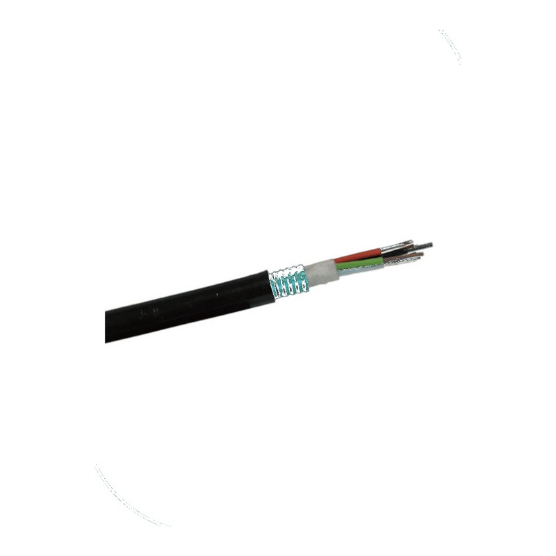 Premium Line 265143012 FO Outdoor Cable, Unitube, Steel Armored with Glass Yarn Strength Members, MM 50/125 OM3, 12 Core, PE (per meter)