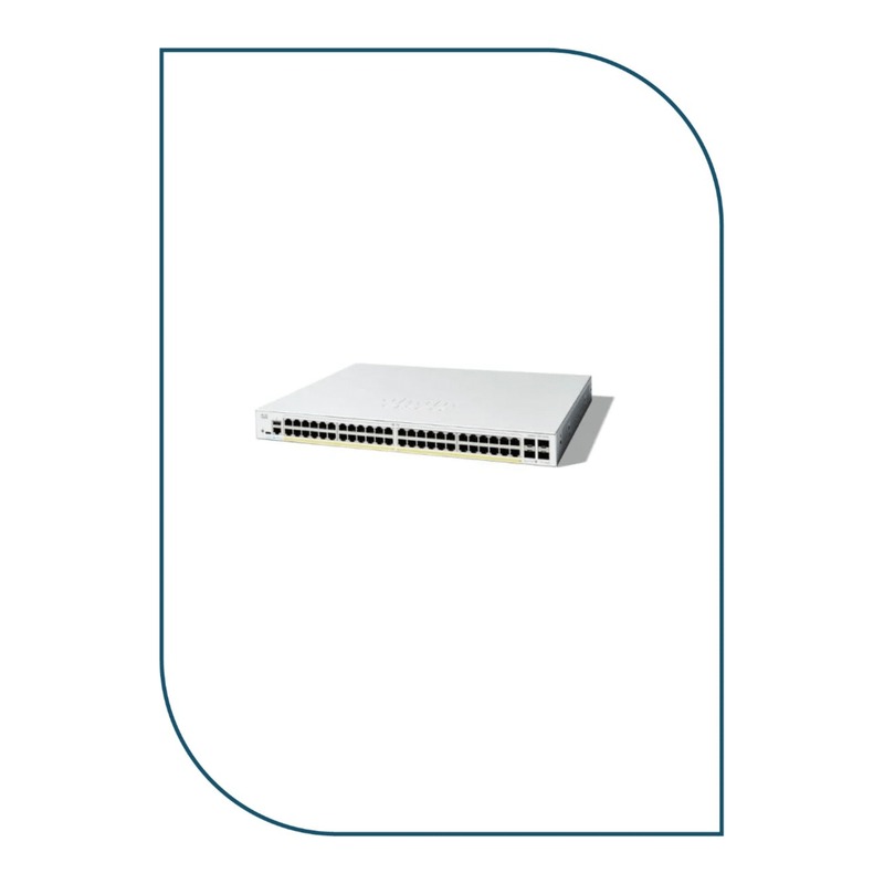 Cisco C1300-48T-4X Catalyst 1300 Managed Switch, 48 x 10/100/1000 ports, 4 x 10 Gigabit SFP+