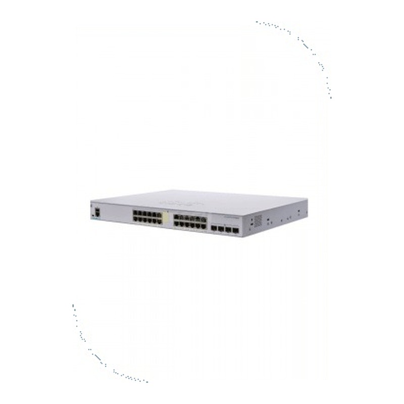 Cisco CBS250-24T-4G-EU Business 250 Smart Switch, 24 10/100/1000 ports, 4 Gigabit SFP
