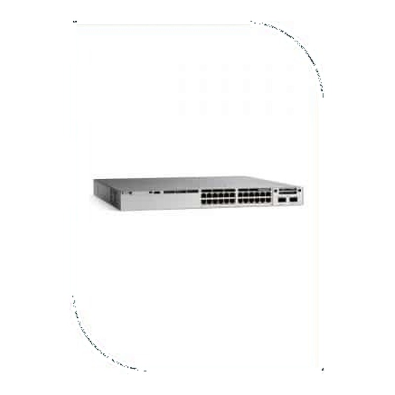 Cisco C9300-24P-E Catalyst 9300 Switch, 24 x 1G PoE+ ports, modular uplinks, Network Essentials